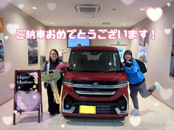 スペーシアカスタム納車です！！